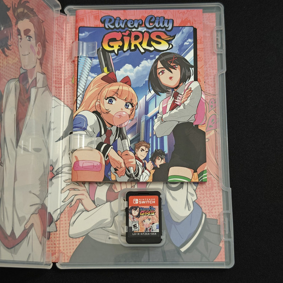 River City Girls Nintendo Switch Limited Run Games + CD Soundtrack Trading Card - Picture 4 of 13